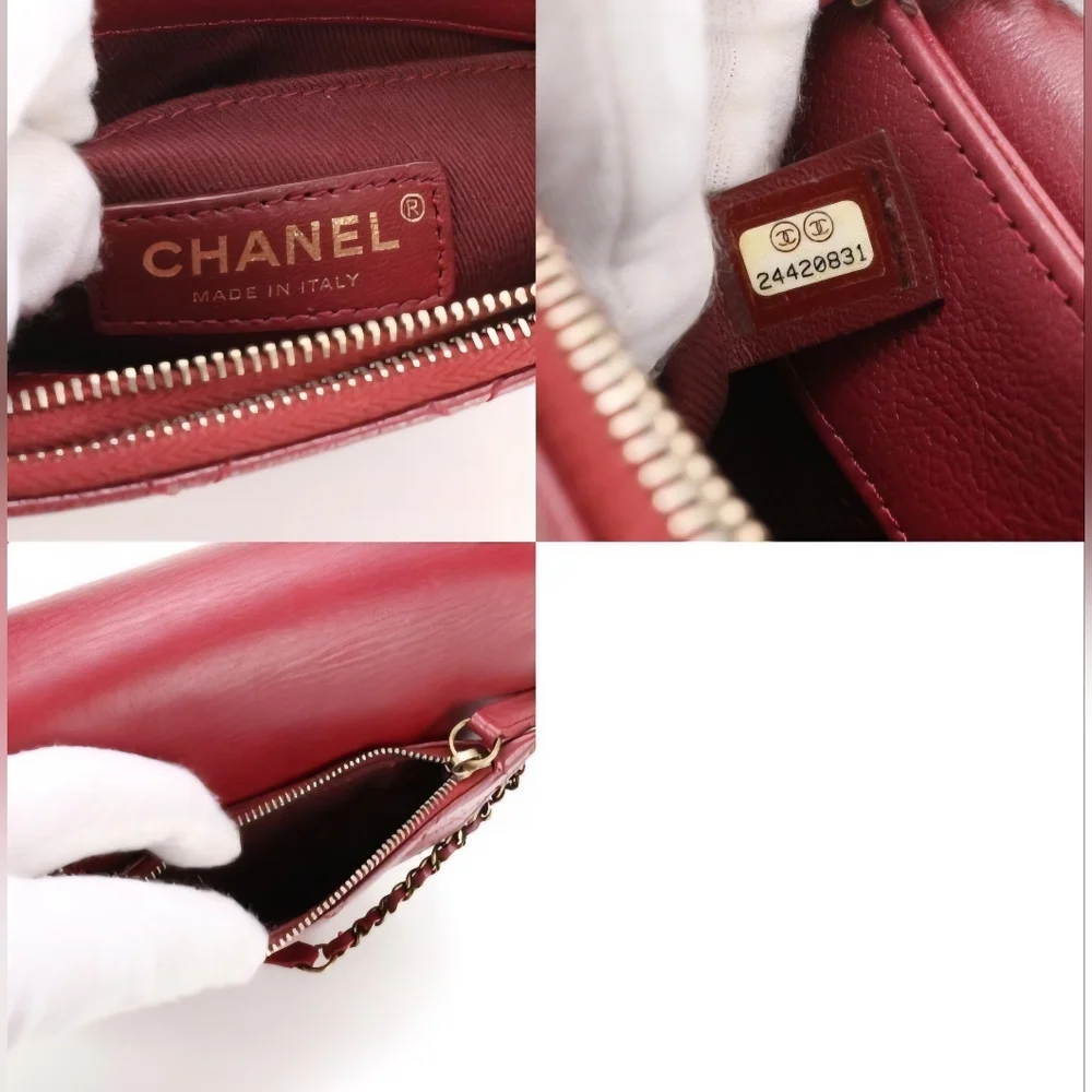 New Unused Chanel Bordeaux Coco Two-way Leather Bag